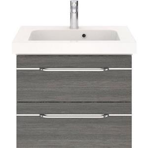 Saphir Badkamerserie Balto Sprint, Waschplatz mit Mineralmarmor-Waschtisch, 64,4 cm breit (1 stuk)