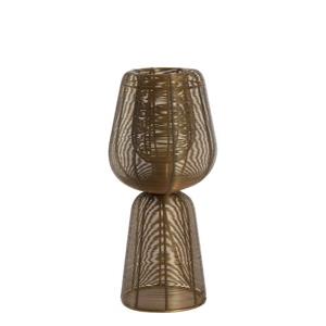 Light & Living  Tafellamp Aboso - Ø18x42cm - Brons
