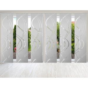 HOME WOHNIDEEN Paneelgordijn TIBERIO set van 6 (6 stuks)
