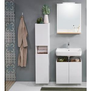 Saphir Badkamerserie Quickset 947 3-teilig, Waschbeckenunterschrank mit Spiegel (4-delig)