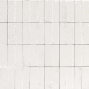 Valence Tegelsample:  Pinot wandtegel 5x15cm bianco glans