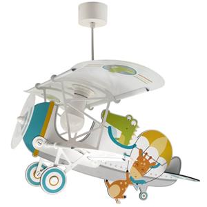 Dalber Kinder hanglamp Plane met krokodil 54542