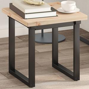 VidaXL Tafelblad vierkant 40x40x2,5 cm massief grenenhout