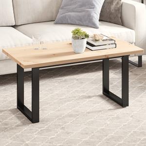 VidaXL Tafelblad rechthoekig 100x50x2,5 cm massief grenenhout