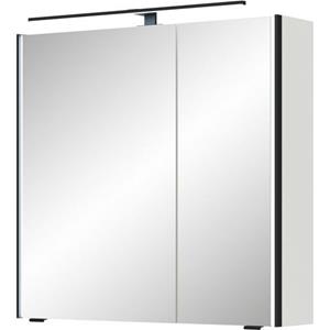 Saphir Spiegelkast Serie 7045 Badezimmer-Spiegelschrank inkl. LED-Beleuchtung, 2 Türen