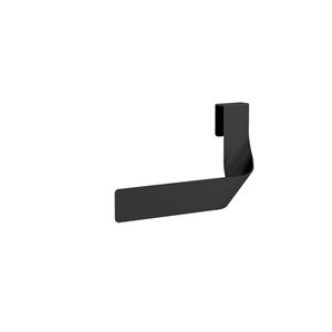 Muebles Jazz handdoekbeugel 23cm voor meubel zwart mat