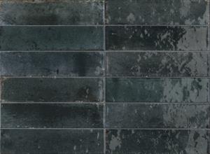 Valence Tegelsample:  Pinot wandtegel 6x24cm blue glans