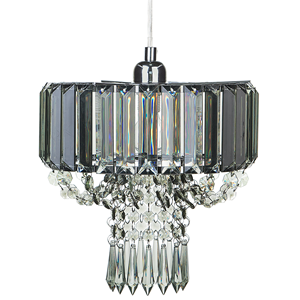 BELIANI Kroonluchter lichtgrijs ADORN