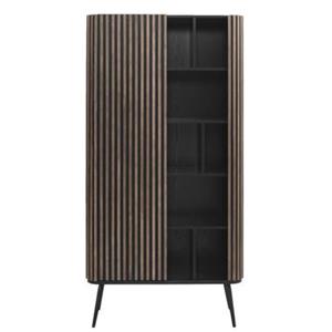 Leen Bakker Kast Patrick - walnoot - 180x90x40 cm