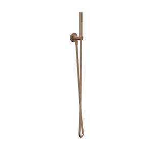 IVY Handdoucheset - 150cm doucheslang - wandhouder met uitlaat - Satin mist handdouche - Geborsteld mat koper PVD 6901135