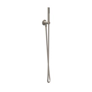 IVY Handdoucheset - 150cm doucheslang - wandhouder met uitlaat - Satin mist handdouche - Geborsteld nickel PVD 6901133