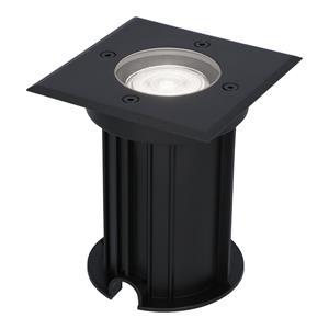 HOFTRONIC™ Ramsay dimbare LED grondspot - Vierkant - Zwart - 6000K daglicht wit - 5 Watt - IP67 straal waterdicht - 3 jaar garantie