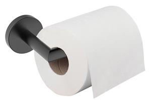 Mueller Hilton toiletrolhouder met vaste arm mat zwart