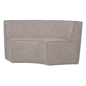 Basiclabel Europa 2-Zits Eetbank - Geweven Stof - Zand - 85x131x131