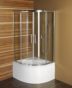 Polysan Selma douchecabine met schuifdeur 90x90x165cm chroom