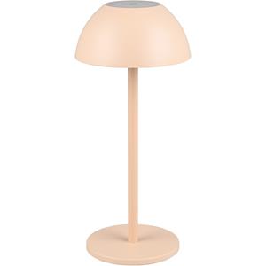 BES LED LED Tafellamp - Trion Rado - 1.7W - Warm Wit 3000K - Oplaadbare batterijen - Taupe - Kunststof