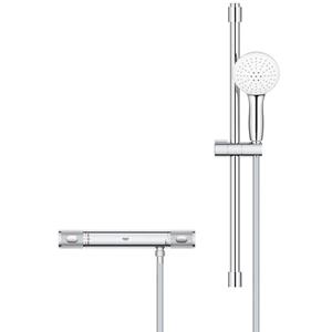 Grohe Grohtherm 1000 Performance Comfortset - HOH=15cm - zonder koppeling - 60cm - chroom 34836001