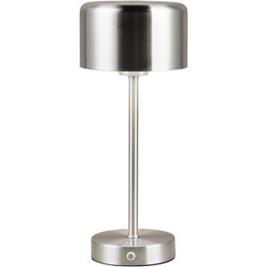 BES LED LED Tafellamp - Trion Feli - 1.5W - Warm Wit 3000K - Oplaadbare batterijen - Nikkel - Metaal