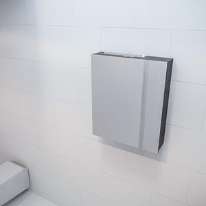 Mondiaz Cubb spiegelkast 50x70x16cm kleur dark brown met 1 deur