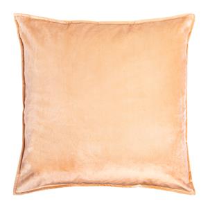 QUVIO Sierkussenhoes - 45x45cm - Fluweel - Beige