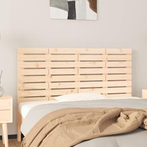 VidaXL Hoofdbord wandmontage 146x3x63 cm massief grenenhout