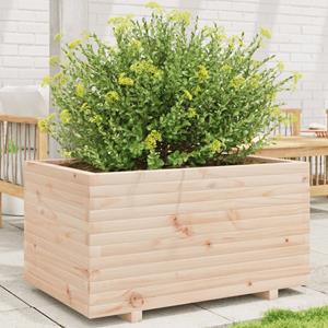 VidaXL Plantenbak 90x60x49,5 cm massief grenenhout