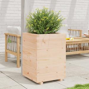 VidaXL Plantenbak 50x50x72,5 cm massief grenenhout