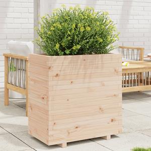 VidaXL Plantenbak 70x40x72,5 cm massief grenenhout