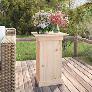 VidaXL Bloemenstandaard 40x40x60 cm massief grenenhout