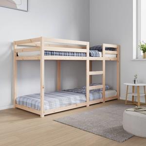 Stapelbed massief grenenhout 75x190 cm