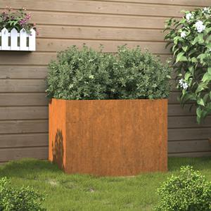 VidaXL Plantenbak 62x47x46 cm cortenstaal