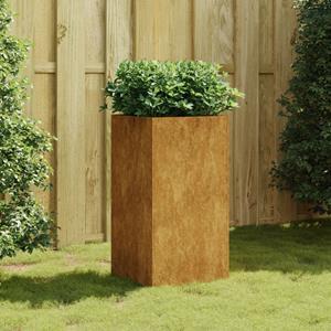 VidaXL Plantenbak 40x40x80 cm cortenstaal