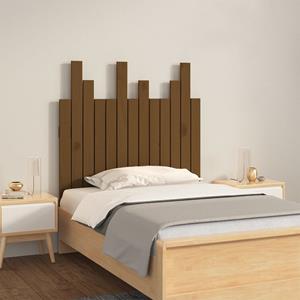 VidaXL Hoofdbord wandmontage 82,5x3x80 cm grenenhout honingbruin
