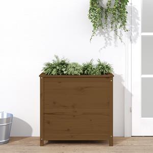 VidaXL Plantenbak 82,5x40x78 cm massief grenenhout honingbruin