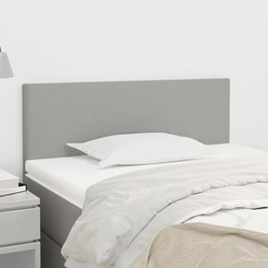 VidaXL Hoofdbord 80x5x78/88 cm stof lichtgrijs