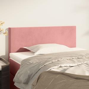 VidaXL Hoofdbord 90x5x78/88 cm fluweel roze 8720287146070