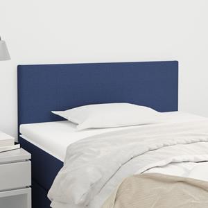 VidaXL Hoofdbord 100x5x78/88 cm stof blauw