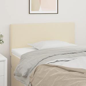 VidaXL Hoofdbord 100x5x78/88 cm kunstleer crèmekleurig