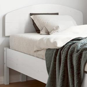 VidaXL Hoofdbord 75 cm massief grenenhout wit
