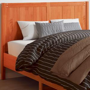 VidaXL Hoofdbord 150 cm massief grenenhout wasbruin