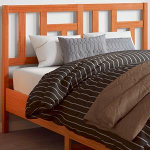VidaXL Hoofdbord 160 cm massief grenenhout wasbruin