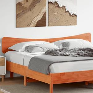 VidaXL Hoofdbord 200 cm massief grenenhout wasbruin