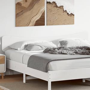VidaXL Hoofdbord 180 cm massief grenenhout wit