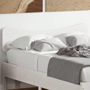 VidaXL Hoofdbord 120 cm massief grenenhout wit