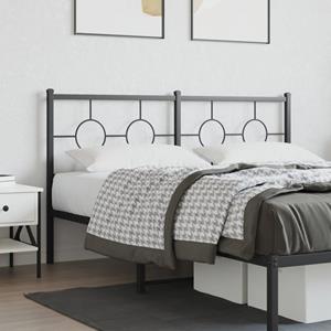 VidaXL Hoofdbord 150 cm metaal zwart 8721012306264