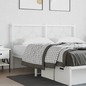 VidaXL Hoofdbord 150 cm metaal wit
