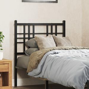 VidaXL Hoofdbord 75 cm metaal zwart