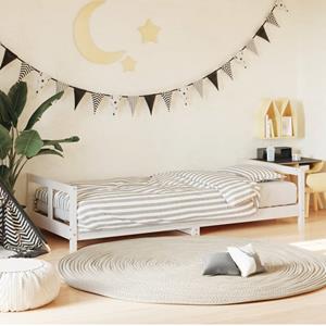 VidaXL Kinderbedframe 80x200 cm massief grenenhout wit