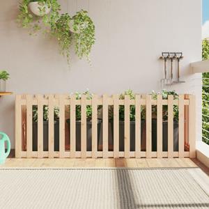 VidaXL Plantenbak verhoogd met hekontwerp 200x50x70 cm grenenhout