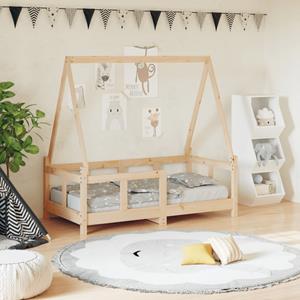 VidaXL Kinderbedframe 70x140 cm massief grenenhout